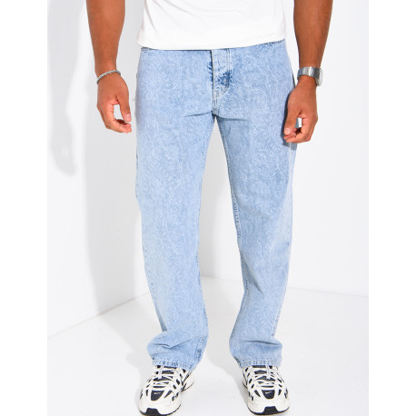 Jeans regular bleu