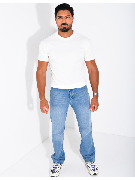 Jeans regular bleu