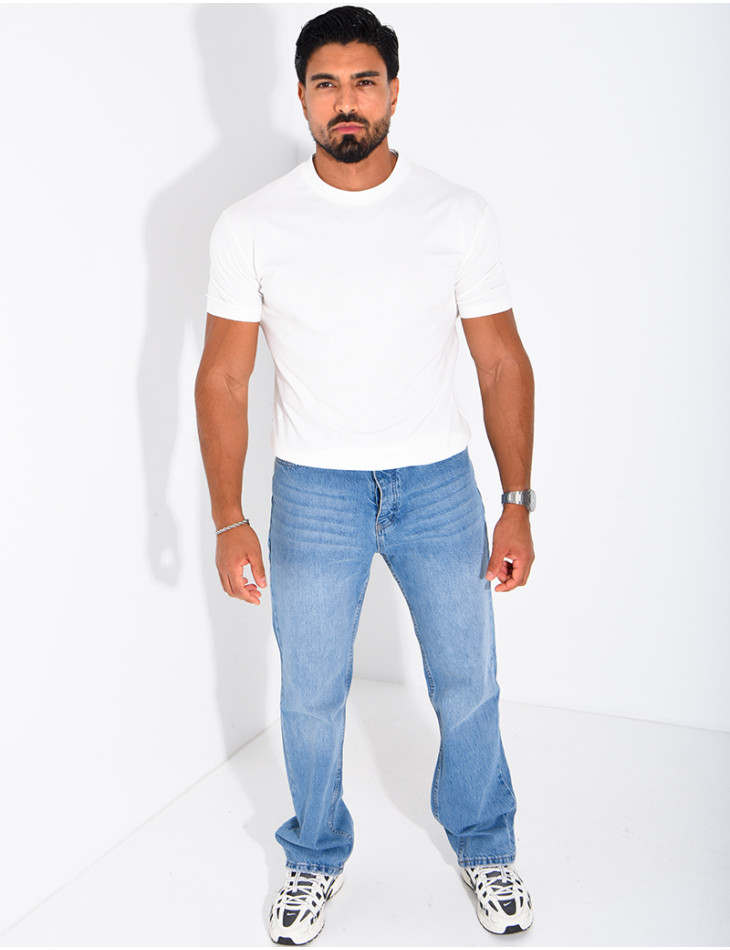Jeans regular bleu