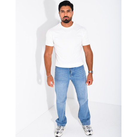 Jeans regular bleu