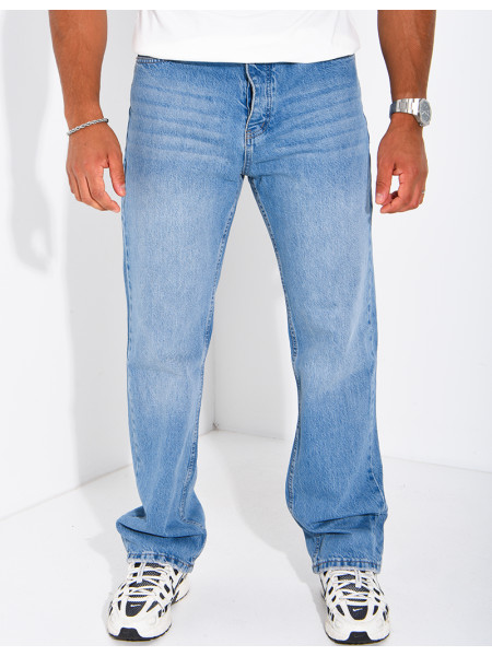 Jeans regular bleu