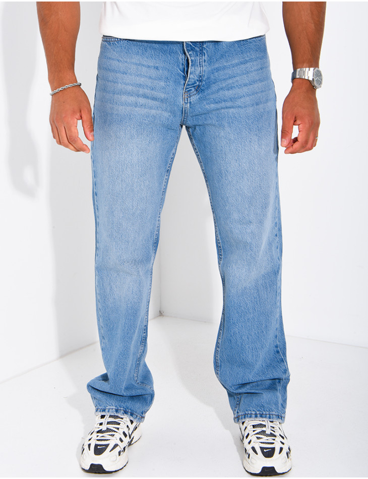Jeans regular bleu