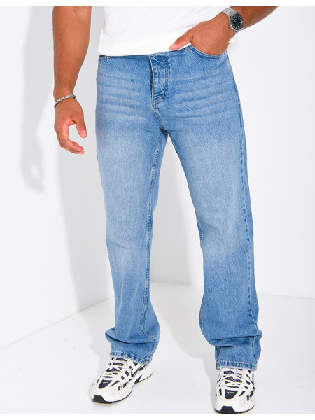 Jeans regular bleu