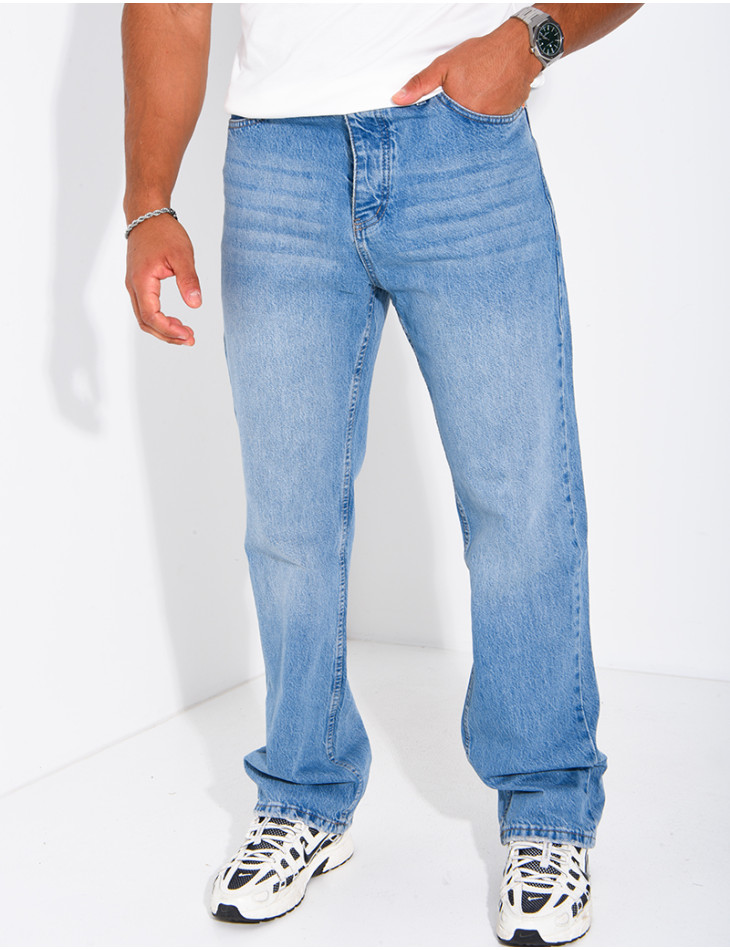 Jeans regular bleu