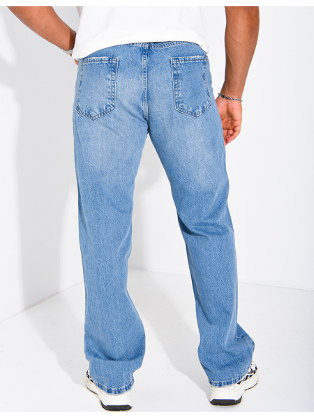 Jeans regular bleu