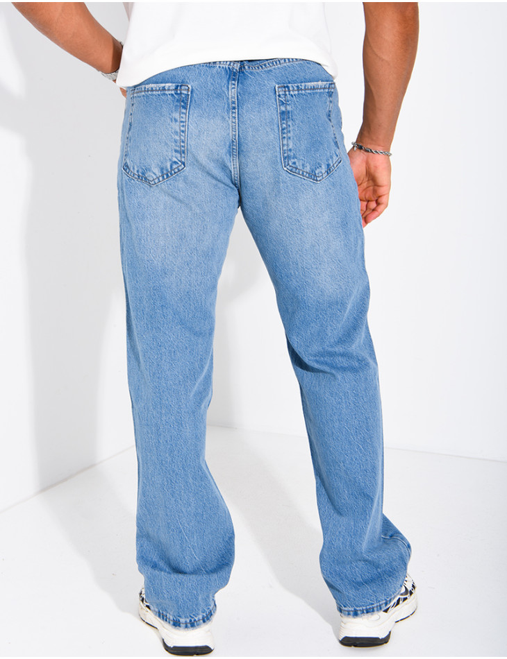 Jeans regular bleu