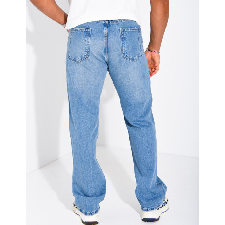 Jeans regular bleu
