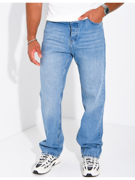 Jeans regular bleu