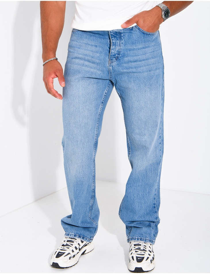 Jeans regular bleu