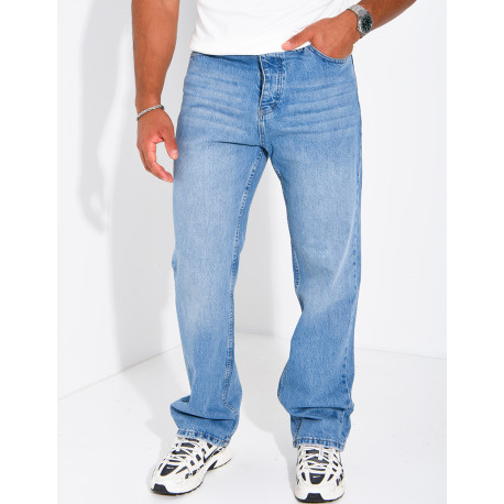 Jeans regular bleu