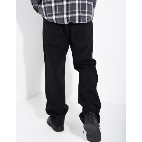 Herrenjeans im Regular-Schnitt mit Strasssteinen