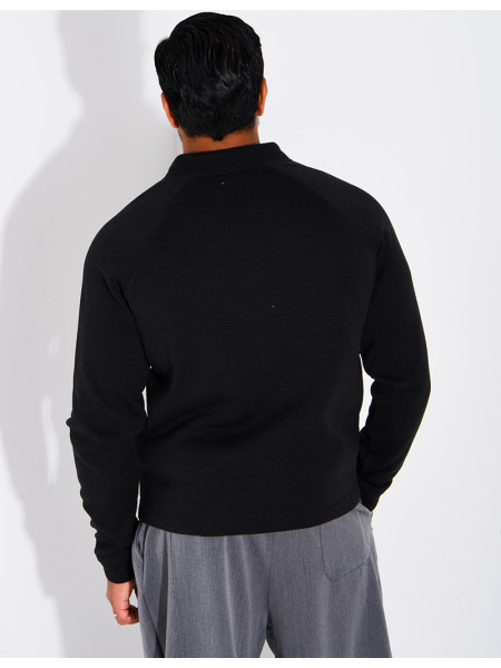 Gilet doublure polaire à zip et poches fendues