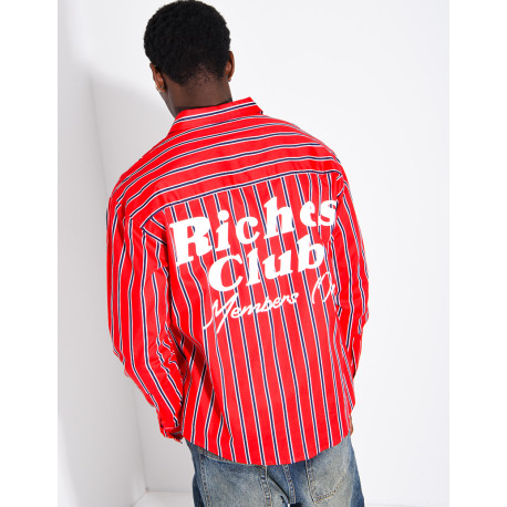 Gestreiftes Langarmhemd „Riches Club“