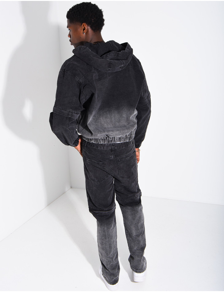 Ensembles en jeans à capuche