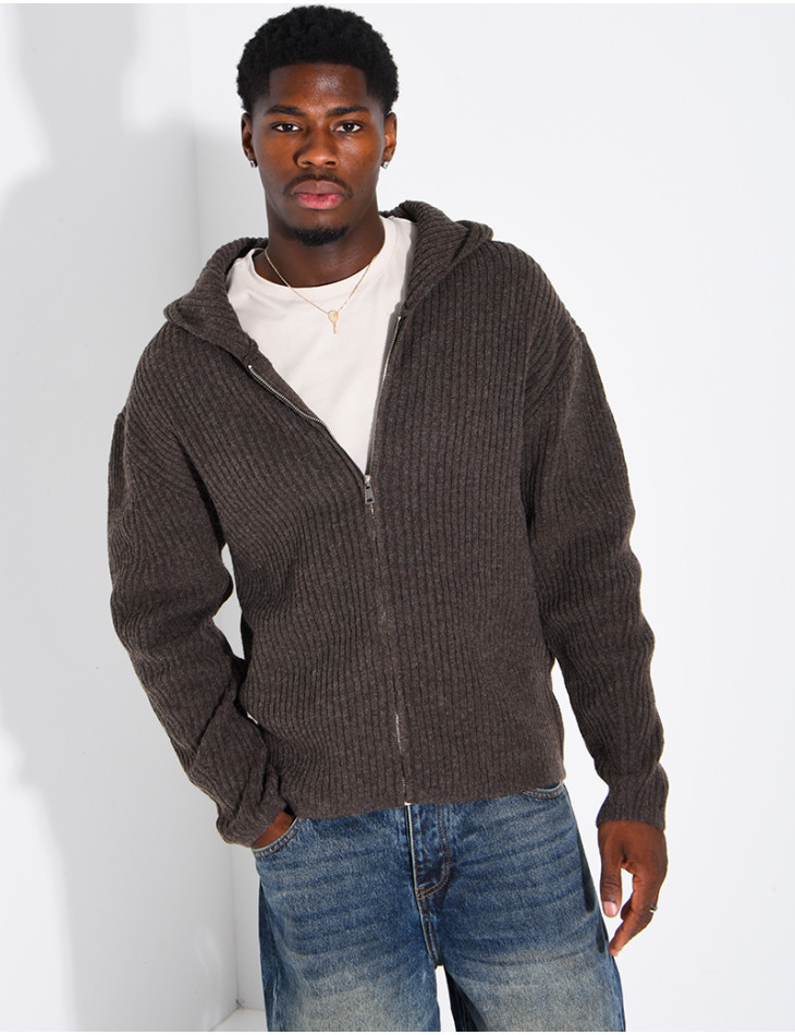 Gilet homme en maille