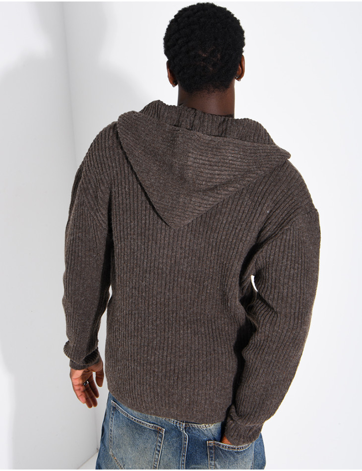 Gilet homme en maille