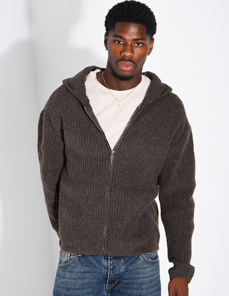 Gilet homme en maille
