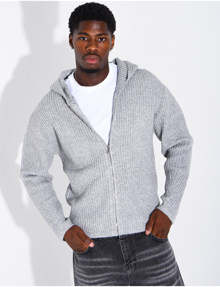 Gilet homme en maille