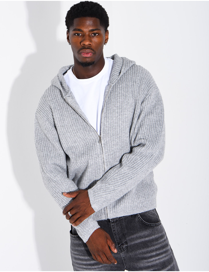 Gilet homme en maille