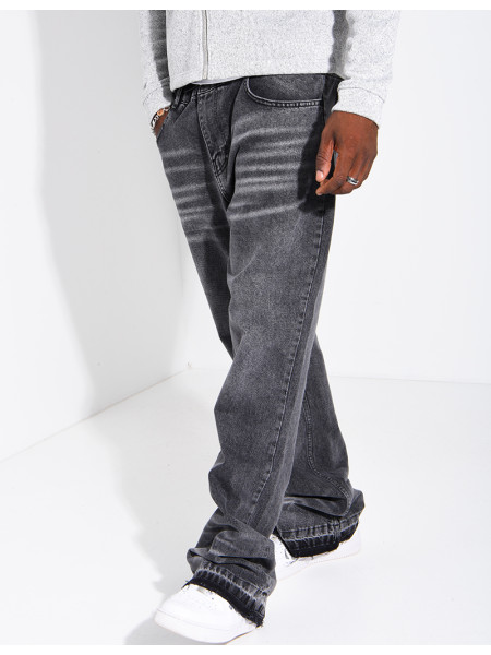 Men's Faded Flare-Cut Jeans