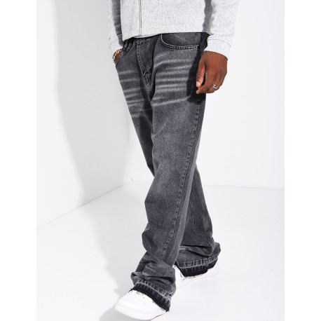Men's Faded Flare-Cut Jeans