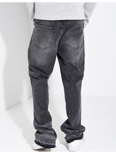 Men's Faded Flare-Cut Jeans