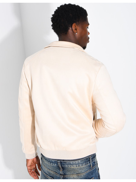 Blouson en suédine homme