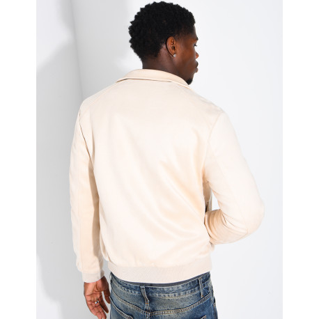 Blouson en suédine homme