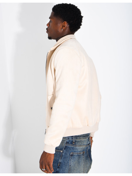 Blouson en suédine homme