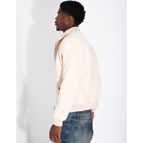 Blouson en suédine homme