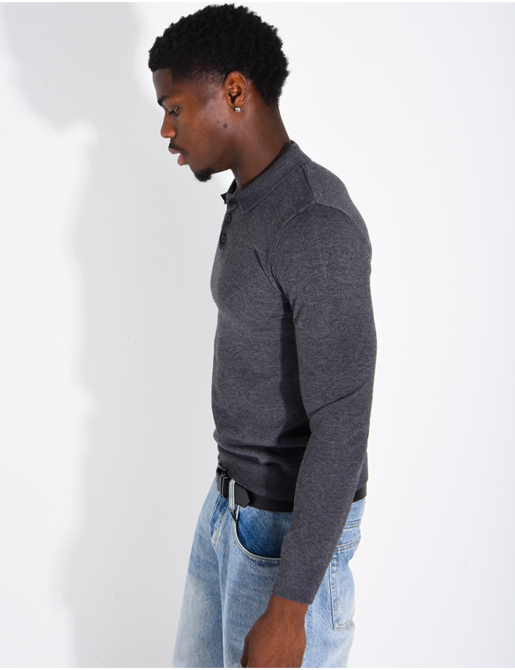 Fitted polo shirt