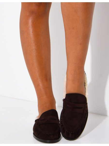 Mocassins fourrés