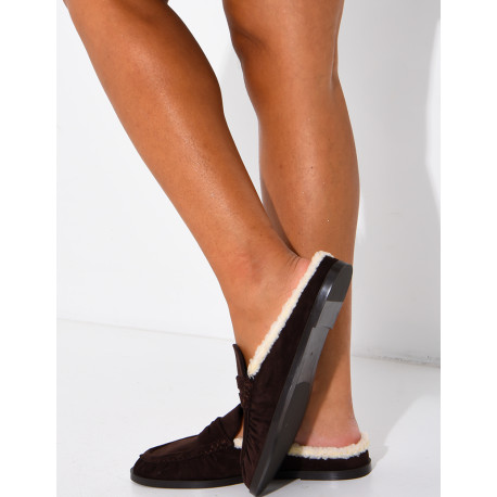 Mocassins fourrés