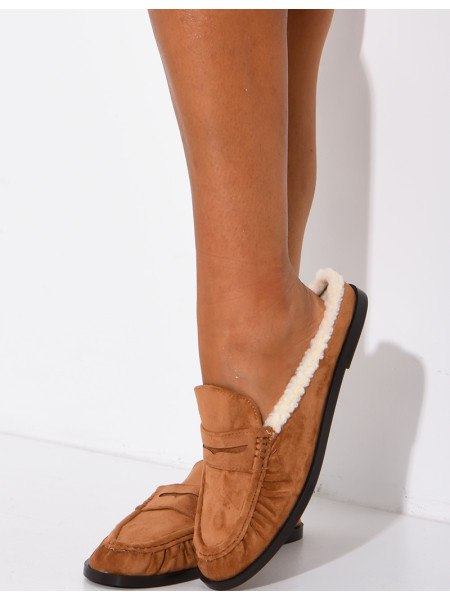 Mocassins fourrés