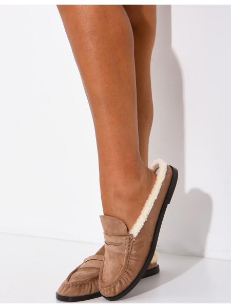 Mocassins fourrés
