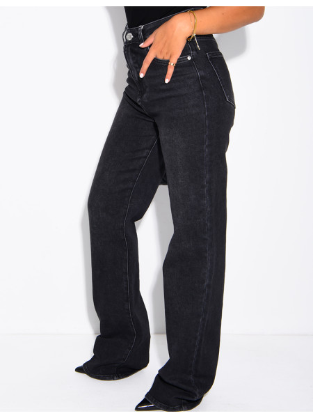 TALL  Jeans coupe droite taille haute stretchy extra long