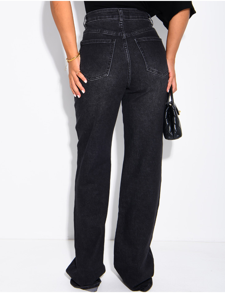 TALL  Jeans coupe droite taille haute stretchy extra long