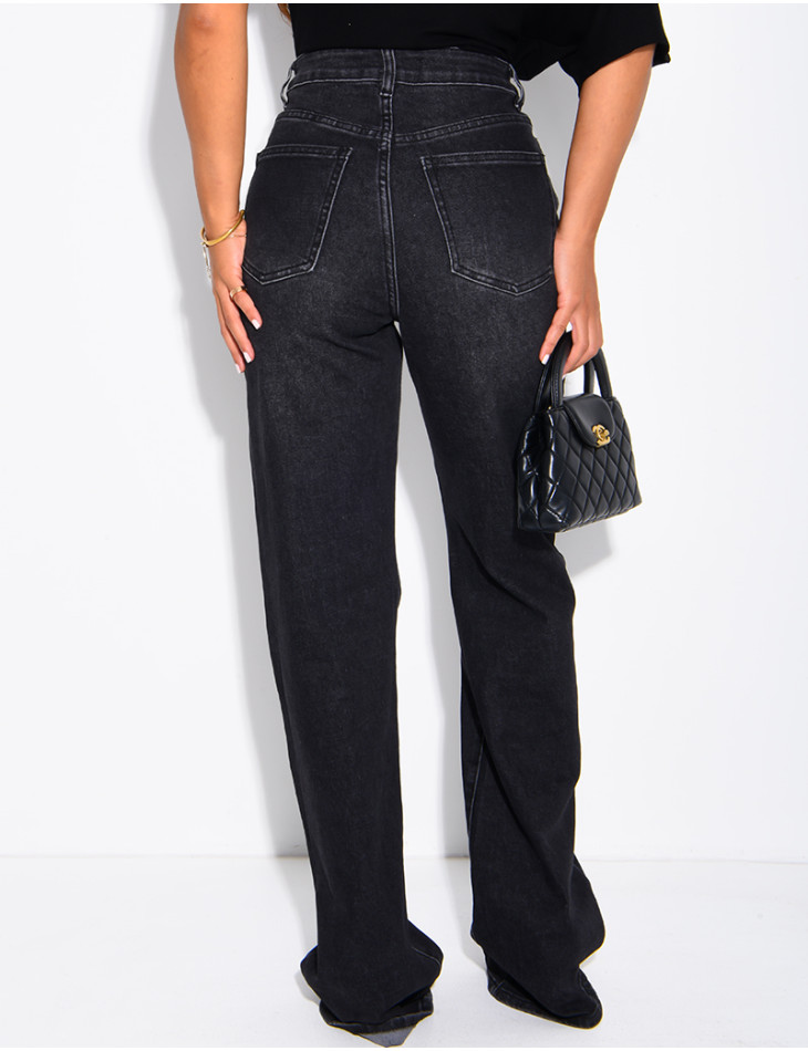 TALL  Jeans coupe droite taille haute stretchy extra long