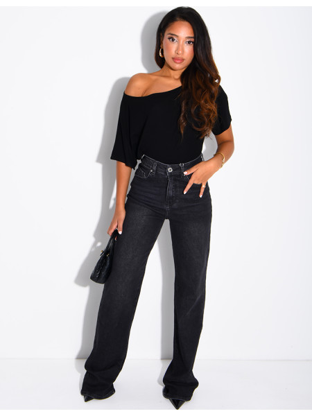 TALL  Jeans coupe droite taille haute stretchy extra long
