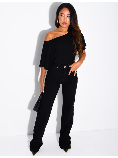 TALL - Jeans coupe droite taille haute stretchy extra long