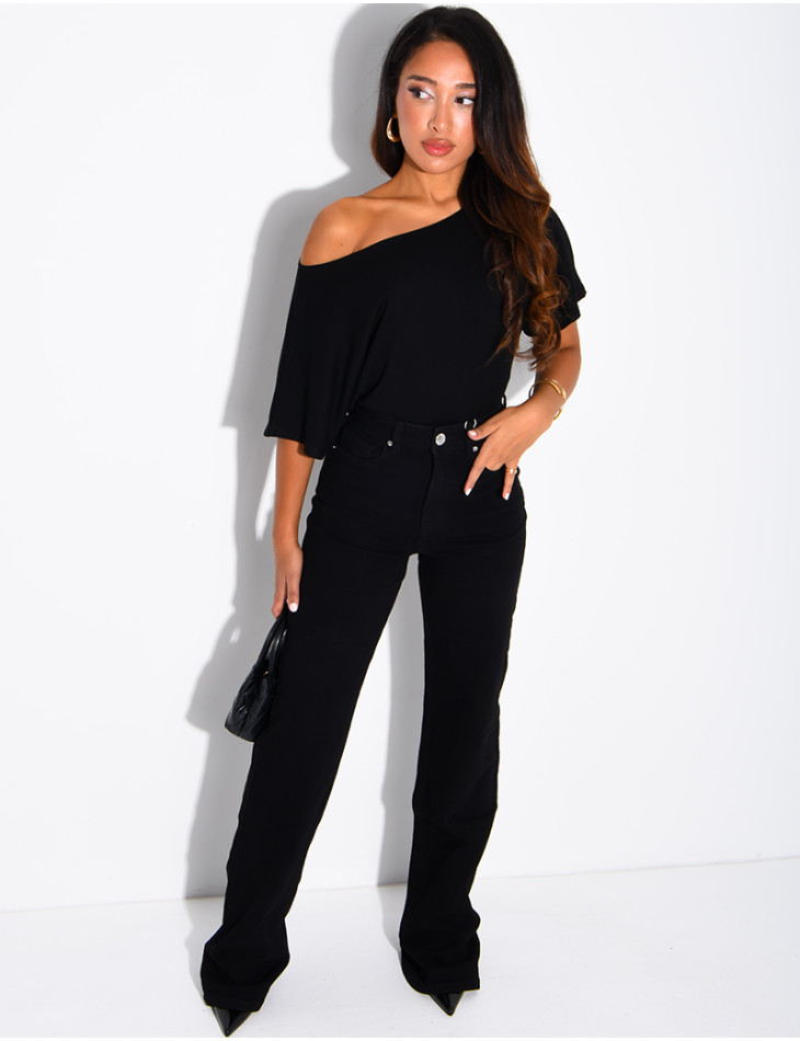 TALL - Jeans coupe droite taille haute stretchy extra long