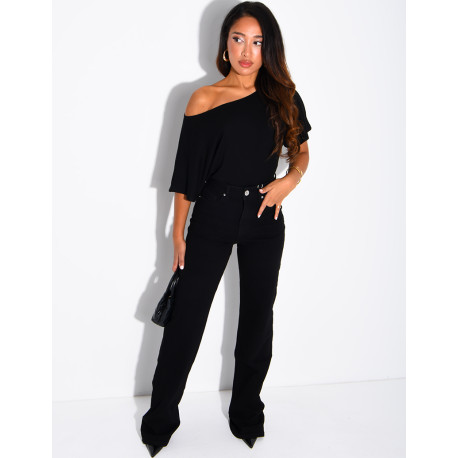 TALL - Jeans coupe droite taille haute stretchy extra long