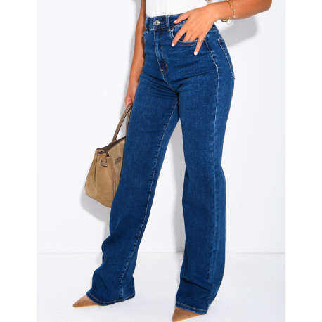 TALL – Jeans mit geradem Schnitt, hoher Taille, Stretch und extra langer Länge