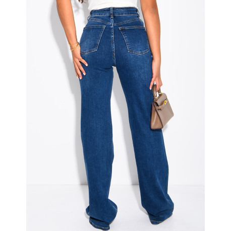 TALL – Jeans mit geradem Schnitt, hoher Taille, Stretch und extra langer Länge