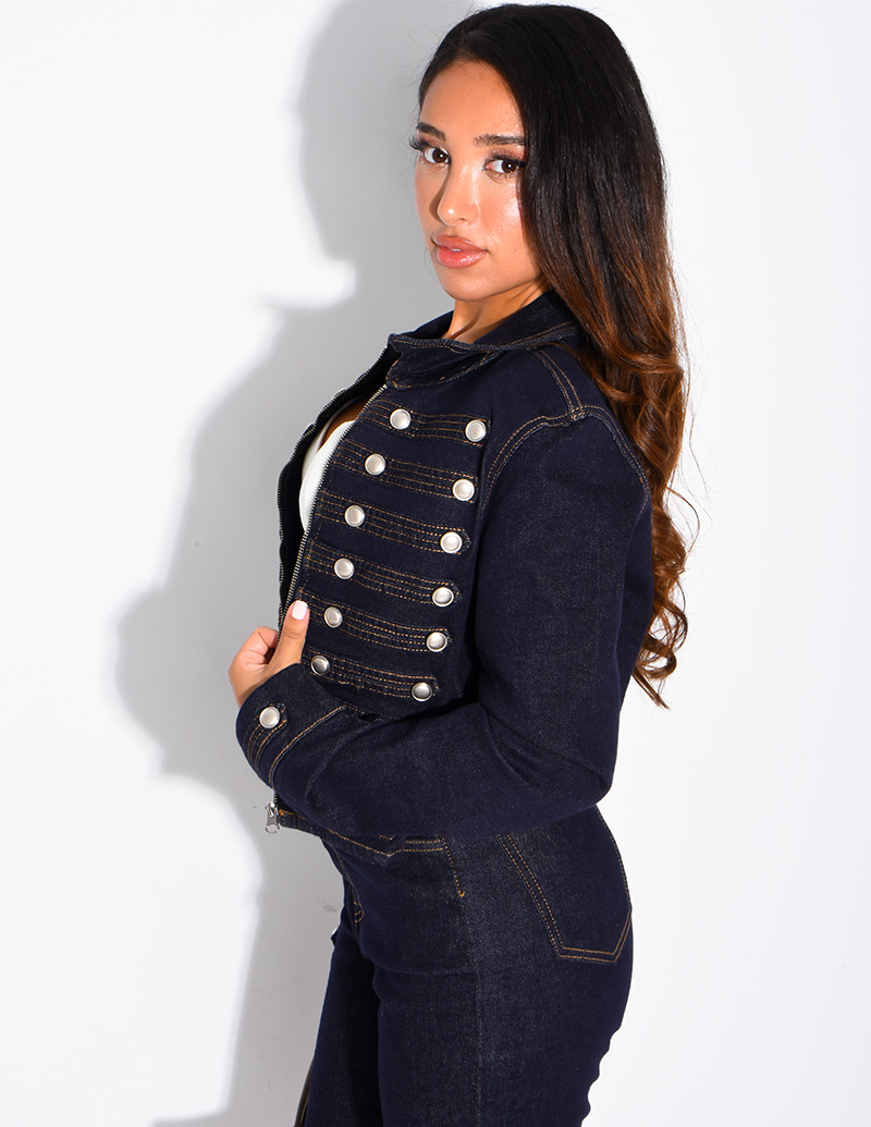 Jeansjacke mit...