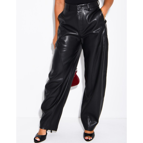 Ballonhose aus Kunstleder