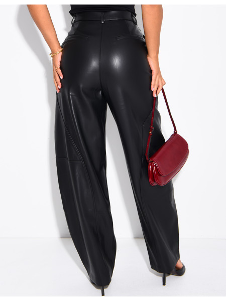 Ballonhose aus Kunstleder
