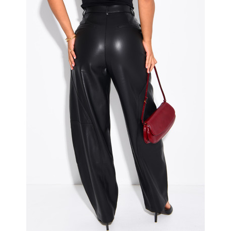 Ballonhose aus Kunstleder