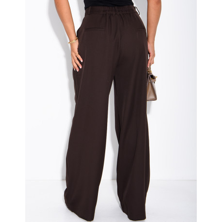 Pleated tailored trousers