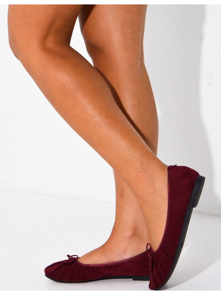 Bow-Tie Ballet Flats